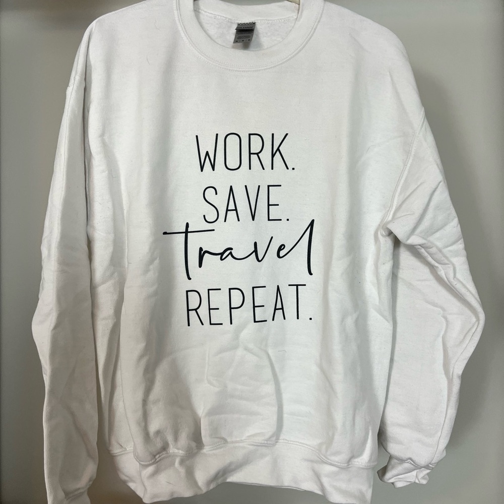 White Graphic Sweatshirt
